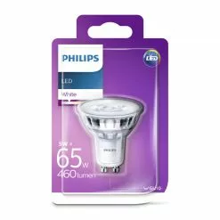 Philips LEDClassic 65W Spot Glas GU10 Hvid Ikke Dæmpbar 1 Stk - 8718696733431 -Indendørs Belysning Salgsbutik philips ledclassic 65w spot glas gu10 hvid ikke daempbar 1 stk 8718696733431 1