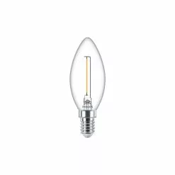 Philips LEDClassic Filament 15W Kerte E14 Varm Hvid Klar Ikke Dæmpbar 1 Stk - 8718699764210