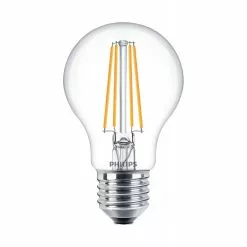 Philips LEDClassic Filament 60W E27 Varm Hvid Klar Ikke Dæmpbar 2-stk - 8718699664664