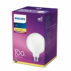 Philips LEDClassic Globe 100W E27 Varm Hvid Mat Ikke Dæmpbar 1-stk - 8718699665142 -Indendørs Belysning Salgsbutik philips ledclassic globe 100w e27 varm hvid mat ikke daempbar 1 stk 8718699665142 1