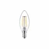 Philips LEDClassic Kerte Filament 40W E14 Varm Hvid Klar Ikke Dæmpbar 1-stk - 8718699665562 -Indendørs Belysning Salgsbutik philips ledclassic kerte filament 40w e14 varm hvid klar ikke daempbar 1 stk 8718699665562