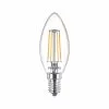 Philips LEDClassic Kerte Filament 40W E14 Varm Hvid Klar Ikke Dæmpbar 2-stk - 8718699664909 -Indendørs Belysning Salgsbutik philips ledclassic kerte filament 40w e14 varm hvid klar ikke daempbar 2 stk 8718699664909