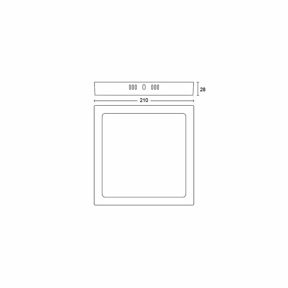 Philips Signify Philips MAGNEOS Funktionel LED Downlight Firkantet Loftlampe I Hvid - SF DL252 SQ 210 12W 27K WH 06 7 Philips Signify Philips MAGNEOS Funktionel LED Downlight Firkantet Loftlampe I Hvid - SF DL252 SQ 210 12W 27K WH 06 - Billede 5