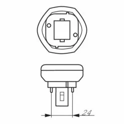Philips Master PL-T 26W-hvid-2PIN 1 Stk - 8711500611024 -Indendørs Belysning Salgsbutik philips master pl t 26w hvid 2pin 1 stk 8711500611024 1