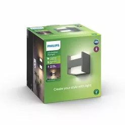 Philips Signify Philips MyGarden Arbour Væg Lanterne Antrasit 2x4.5W - 8718696131237 -Indendørs Belysning Salgsbutik philips mygarden arbour vaeg lanterne antrasit 2x45w 8718696131237 3
