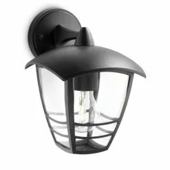 Philips Signify Philips MyGarden Creek Væg Lanterne Sort 1x60W 230V - 8718291443483