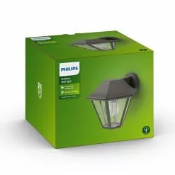 Philips Signify Philips MyGarden Curassow Væg Lanterne BrownBrush 1x42W - 8718696165881 -Indendørs Belysning Salgsbutik philips mygarden curassow vaeg lanterne brownbrush 1x42w 8718696165881 3