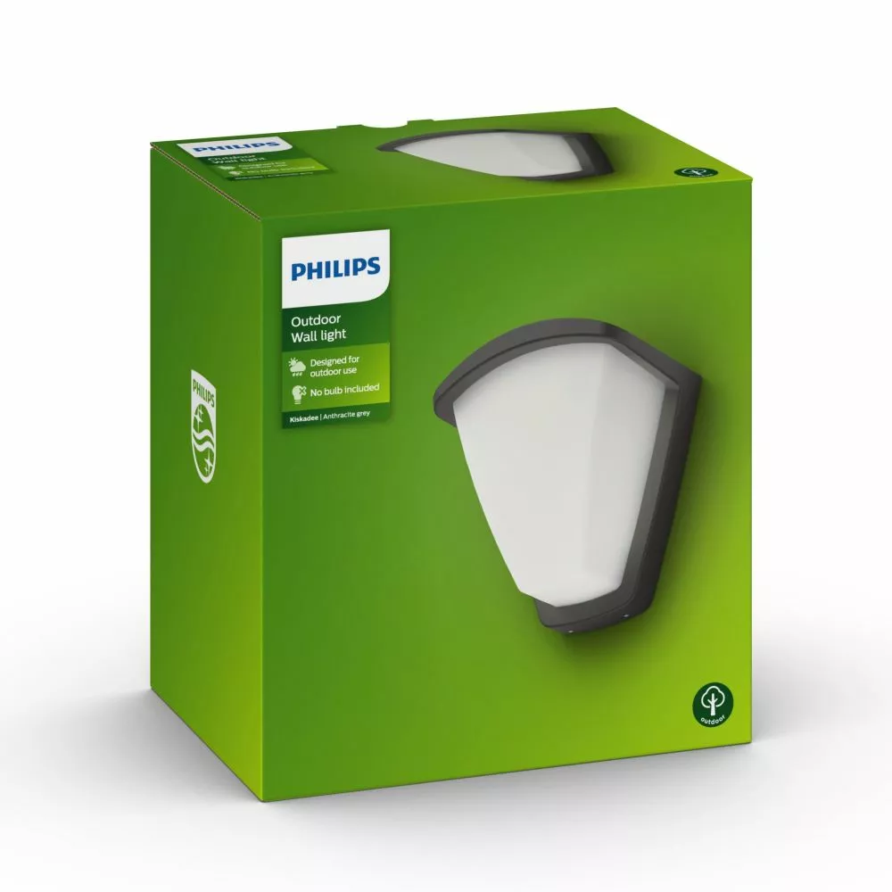 Philips Signify Philips MyGarden Kiskadee Væg Lanterne Antrasit 1x42W - 8718696165850 6 Philips Signify Philips MyGarden Kiskadee Væg Lanterne Antrasit 1x42W - 8718696165850 - Billede 4