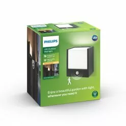Philips Signify Philips MyGarden Macaw Væg Lanterne Sort 1x3.5W 230V - 8718696125946 -Indendørs Belysning Salgsbutik philips mygarden macaw vaeg lanterne sort 1x35w 230v 8718696125946 4