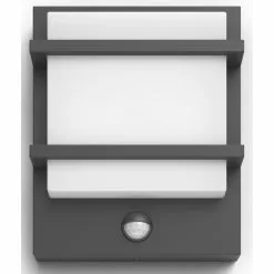 Philips Signify Philips MyGarden Petronia Væglampe M. Sensor, Antracit 1x12W