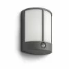 Philips Signify Philips MyGarden Stock IR Væg Lanterne Antrasit 1x6W - 8718696131312 -Indendørs Belysning Salgsbutik philips mygarden stock ir vaeg lanterne antrasit 1x6w 8718696131312