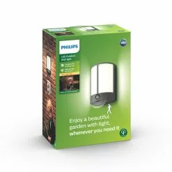 Philips Signify Philips MyGarden Stock IR Væg Lanterne Antrasit 1x6W - 8718696131312 -Indendørs Belysning Salgsbutik philips mygarden stock ir vaeg lanterne antrasit 1x6w 8718696131312 3