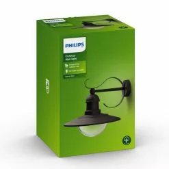 Philips Signify Philips MyGarden Topiary Væg Lanterne Sort 1x60W 230V - 8718696156766 -Indendørs Belysning Salgsbutik philips mygarden topiary vaeg lanterne sort 1x60w 230v 8718696156766 2