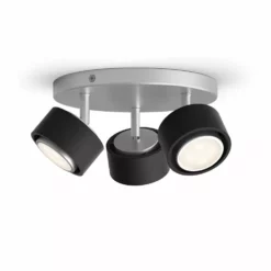 Philips Signify Philips MyLiving FERANO Plate/spiral Sort 3x4.3W SELV - 8718696170052 -Indendørs Belysning Salgsbutik philips myliving ferano platespiral sort 3x43w selv 8718696170052 2