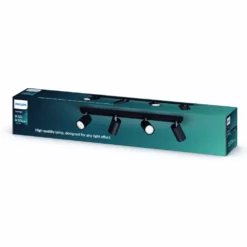 Philips Signify Philips MyLiving KOSIPO Bar/tube Sort 4xNW - 8718696164945 -Indendørs Belysning Salgsbutik philips myliving kosipo bartube sort 4xnw 8718696164945 3