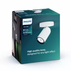 Philips Signify Philips MyLiving PONGEE Single Spot Hvid 1xNW - 8718696164761 -Indendørs Belysning Salgsbutik philips myliving pongee single spot hvid 1xnw 8718696164761 1