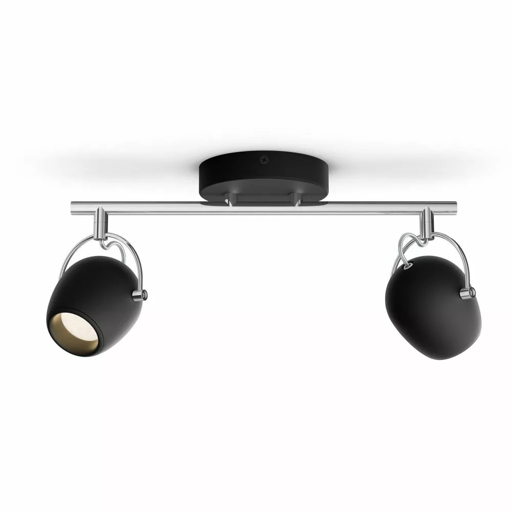 Philips Signify Philips MyLiving RIVANO Bar/tube Sort 2x4.3W SELV - 8718696169636 6 Philips Signify Philips MyLiving RIVANO Bar/tube Sort 2x4.3W SELV - 8718696169636 - Billede 4