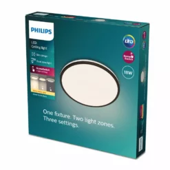 Philips Signify Philips Ozziet Funktionel LED Loftlampe I Sort Plastik - CL570 RD 18W 27K B HV 06 Rustfritstål -Indendørs Belysning Salgsbutik philips ozziet funktionel led loftslampe i sort plastik cl570 rd 18w 27k b hv 06 rustfristal 2