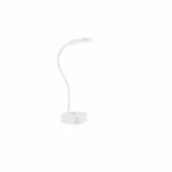 Philips Signify Philips Rock Funktionel LED Bordlampe I Hvid Plastik - DSK211 PT 5W 50K W USB 02