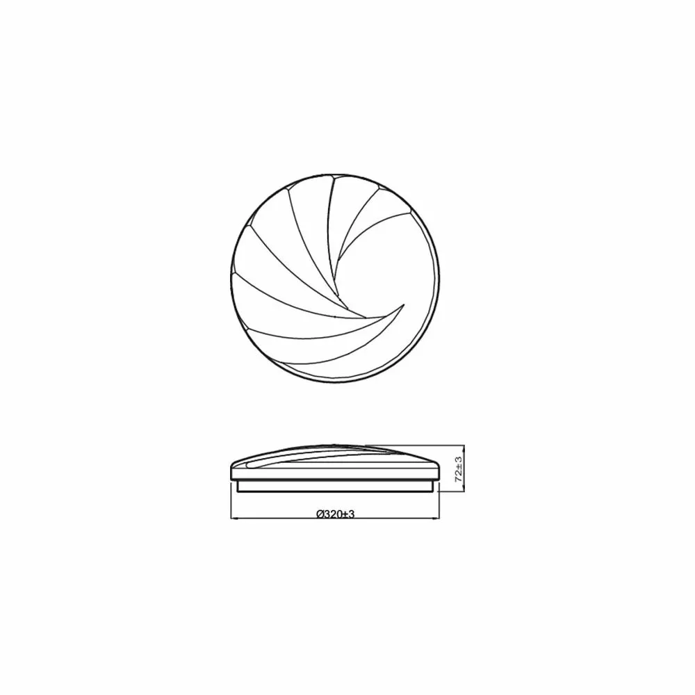 Philips Signify Philips SHORE Funktionel LED Loftlampe I Hvid Metal/plastik - CL202 EC RD 17W 27K W HV 06 5 Philips Signify Philips SHORE Funktionel LED Loftlampe I Hvid Metal/plastik - CL202 EC RD 17W 27K W HV 06 - Billede 3