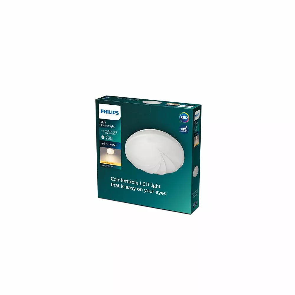 Philips Signify Philips SHORE Funktionel LED Loftlampe I Hvid Metal/plastik - CL202 EC RD 17W 27K W HV 06 6 Philips Signify Philips SHORE Funktionel LED Loftlampe I Hvid Metal/plastik - CL202 EC RD 17W 27K W HV 06 - Billede 4