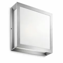 Philips Signify Philips Skies Firkantet Væg- Og Loftlampe I Grå Aluminium - 2x42W 230V