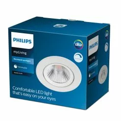 Philips Signify Philips SPARKLE Funktionel LED Indbygningsspots I Hvid Metal/plastik - SL261 RD 070 5.5W 27K W HV R -Indendørs Belysning Salgsbutik philips sparkle funktionel led indbygningsspots i hvid metalplastik sl261 rd 070 55w 27k w hv r 2