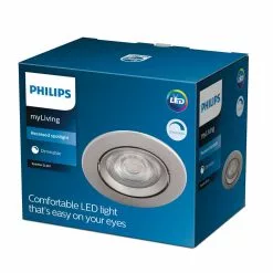 Philips Signify Philips SPARKLE Funktionel LED Indbygningsspots I Nikkel Metal/plastik - SL261 RD 070 5W 27K N HV L 8 Philips Signify Philips SPARKLE Funktionel LED Indbygningsspots I Nikkel Metal/plastik - SL261 RD 070 5W 27K N HV L -Indendørs Belysning Salgsbutik philips sparkle funktionel led indbygningsspots i nikkel metalplastik sl261 rd 070 5w 27k n hv l 2
