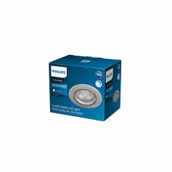 Philips Signify Philips SPARKLE Funktionel LED Indbygningsspots I Sølv Metal/plastik - SL261 RD 070 5W 27K N HV L 3p -Indendørs Belysning Salgsbutik philips sparkle funktionel led indbygningsspots i slv metalplastik sl261 rd 070 5w 27k n hv l 3p 2