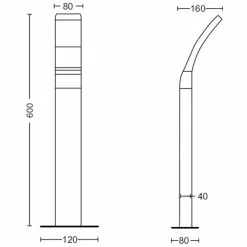 Philips Signify Philips Splay Udendørslampe I Antracit Grå - 12W 27K HV -Indendørs Belysning Salgsbutik philips splay udendrslampe i antrasit gra 12w 27k hv 1