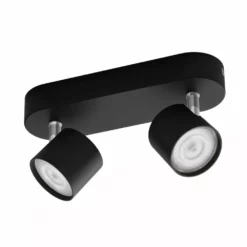 Philips Signify Philips STAR LED Påbygningsspots I Sort Metal - 2x4.5W SELV Dim