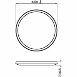 Philips Signify Philips Superslim Funktionel LED Loftlampe I Sort Metal/plastik - CL550 RD 18W 27K B WVIP4406 Rustfritstål -Indendørs Belysning Salgsbutik philips superslim funktionel led loftslampe i sort metalplastik cl550 rd 18w 27k b wvip4406 rustfristal 5