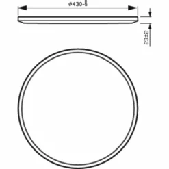 Philips Signify Philips Superslim Funktionel LED Loftlampe I Sort Metal/plastik - CL550 RD 22W 27K B WV 06 Rustfritstål -Indendørs Belysning Salgsbutik philips superslim funktionel led loftslampe i sort metalplastik cl550 rd 22w 27k b wv 06 rustfristal 5