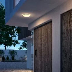 Philips Signify Philips SuperSlim LED Udendørsloftslampe I Hvid Rustfritstål- W 15W 27K White IP54 -Indendørs Belysning Salgsbutik philips superslim led udendrsloftslampe i hvid rustfristal w 15w 27k white ip54 3