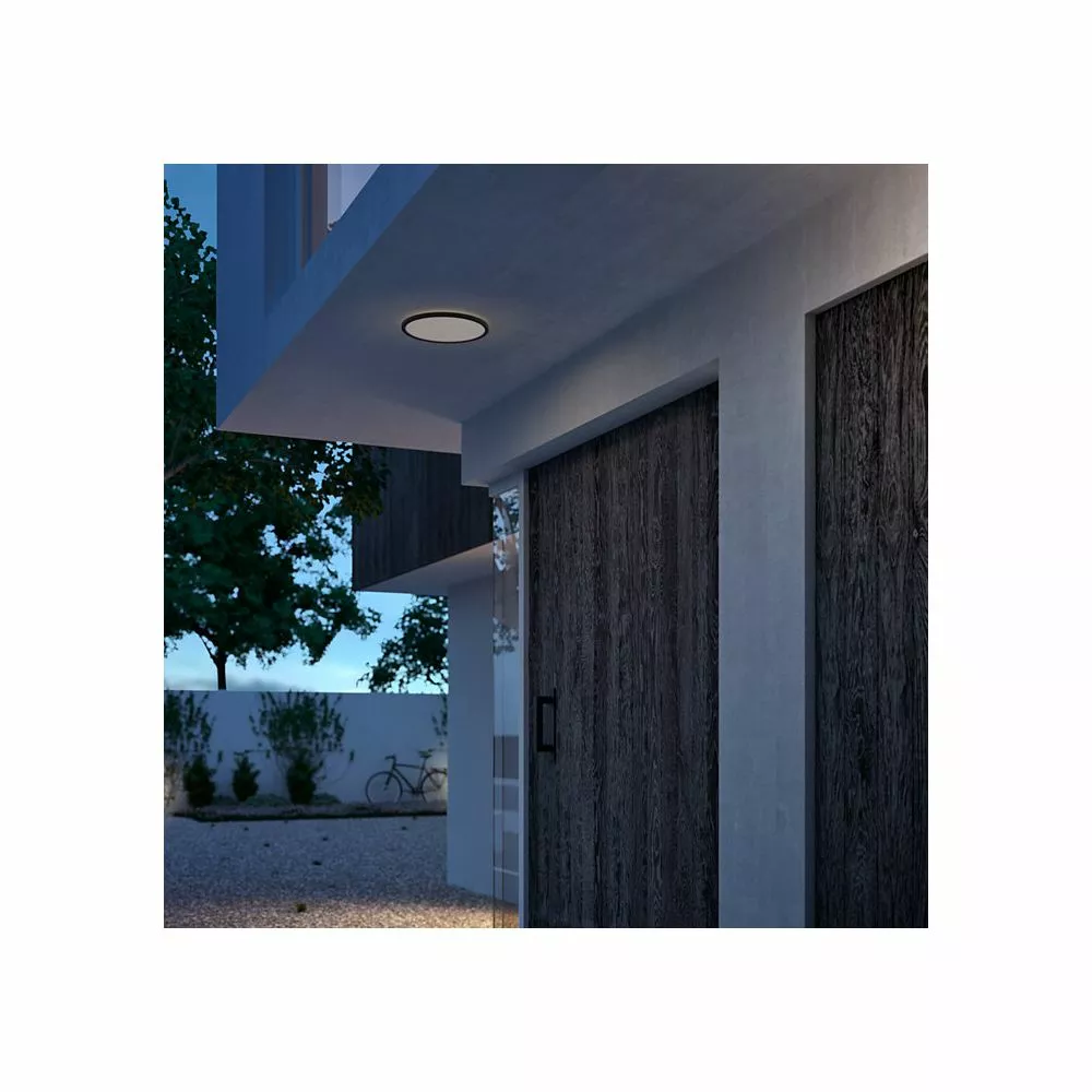 Philips Signify Philips SuperSlim LED Udendørsloftslampe I Sort Rustfritstål- W 15W 40K Sort IP54 4 Philips Signify Philips SuperSlim LED Udendørsloftslampe I Sort Rustfritstål- W 15W 40K Sort IP54 - Billede 2