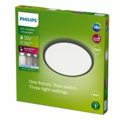 Philips Signify Philips SuperSlim LED Udendørsloftslampe I Sort Rustfritstål- W 15W 40K Sort IP54 11 Philips Signify Philips SuperSlim LED Udendørsloftslampe I Sort Rustfritstål- W 15W 40K Sort IP54 -Indendørs Belysning Salgsbutik philips superslim led udendrsloftslampe i sort rustfristal w 15w 40k sort ip54 3