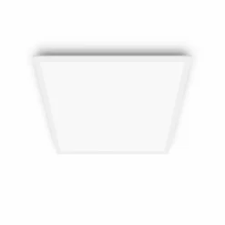 Philips Signify Philips Touch LED Loftlampe I Hvid - CL560 SQ 36W 40K W HV06 Rustfritstål