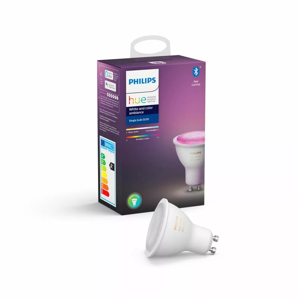 Philips Hue White & Colour Ambience 6W GU10 3 Philips Hue White & Colour Ambience 6W GU10