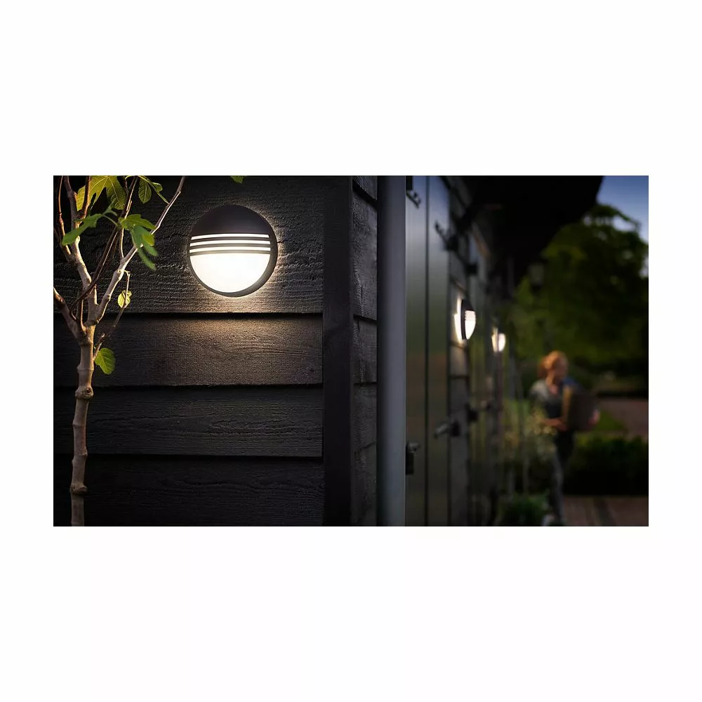 Philips Signify Philips Yarrow Væg Lanterne Sort 1x6W 230V 6 Philips Signify Philips Yarrow Væg Lanterne Sort 1x6W 230V - Billede 4